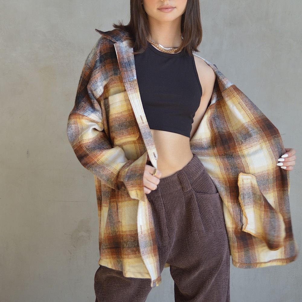 Lake Tahoe Flannel Button Up Jacket - Picture 9 of 10